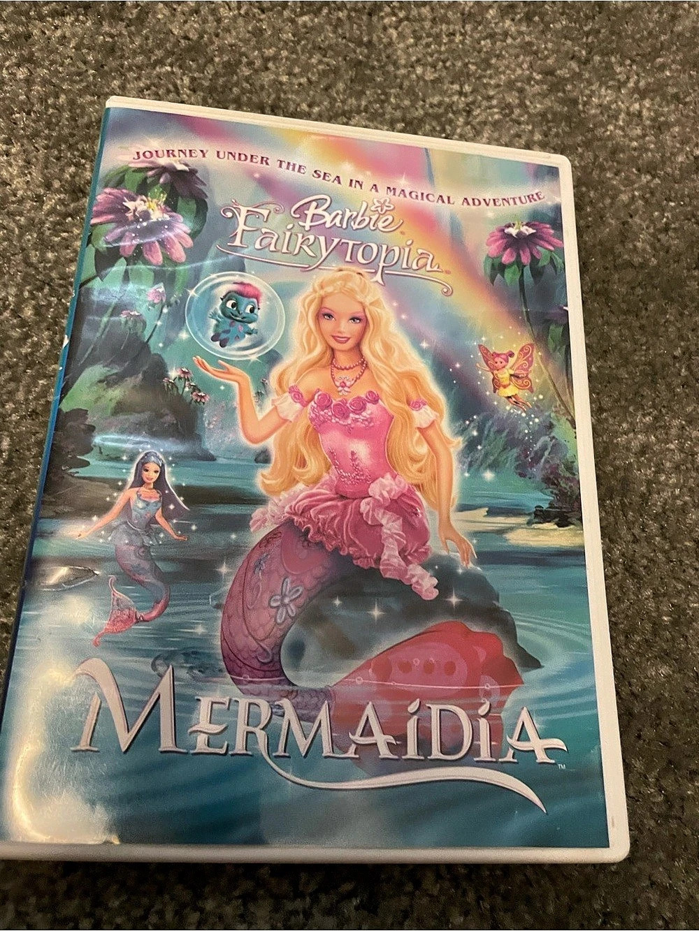 Barbie Fairytopia: Mermaidia DVD Movie Blue & Pink